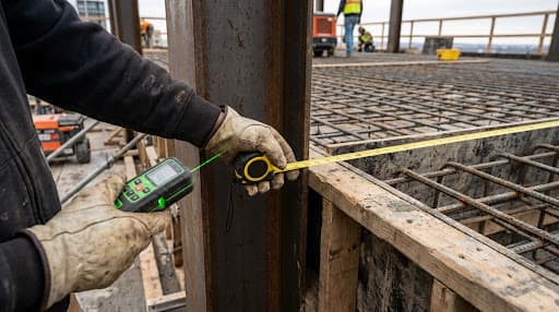 Engineering craftsmanship laser level measurement